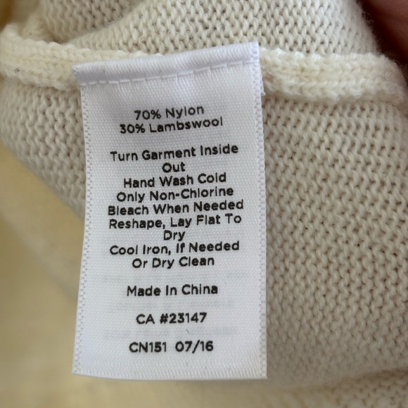 Talbots Fair Isle Lambswool Blend Fringe Detail Sweater Size Large - Picture 11 of 11